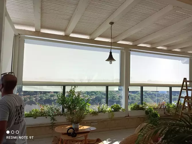 התקנת פרגולת אלומיניום